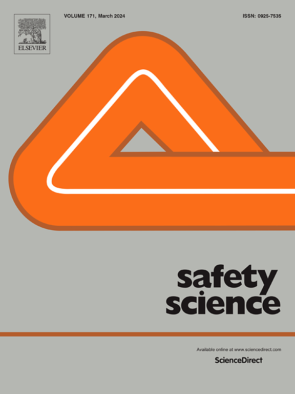 Go to journal home page - Safety Science